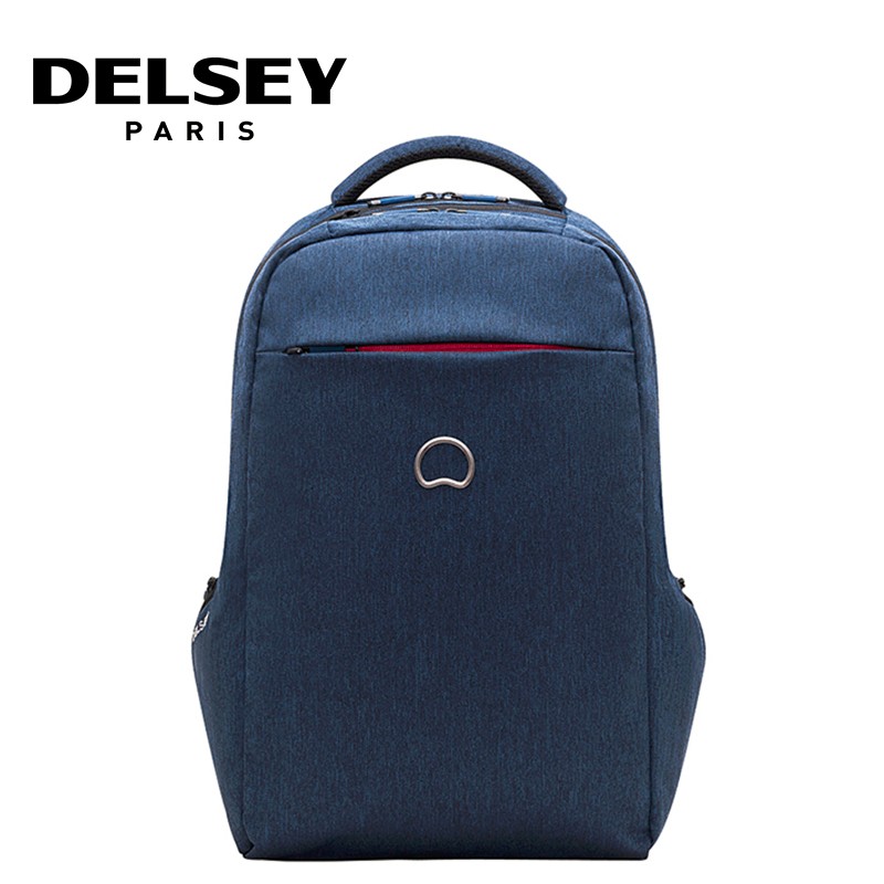 法国大使DELSEY大使牌 防泼水电脑包商务双肩背包简约书包