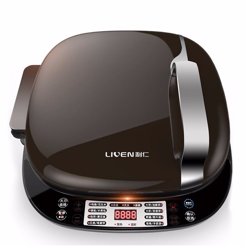 利仁（Liven）电饼铛家用大烤盘可拆洗煎饼铛煎烤机LR-D3500(大咖)