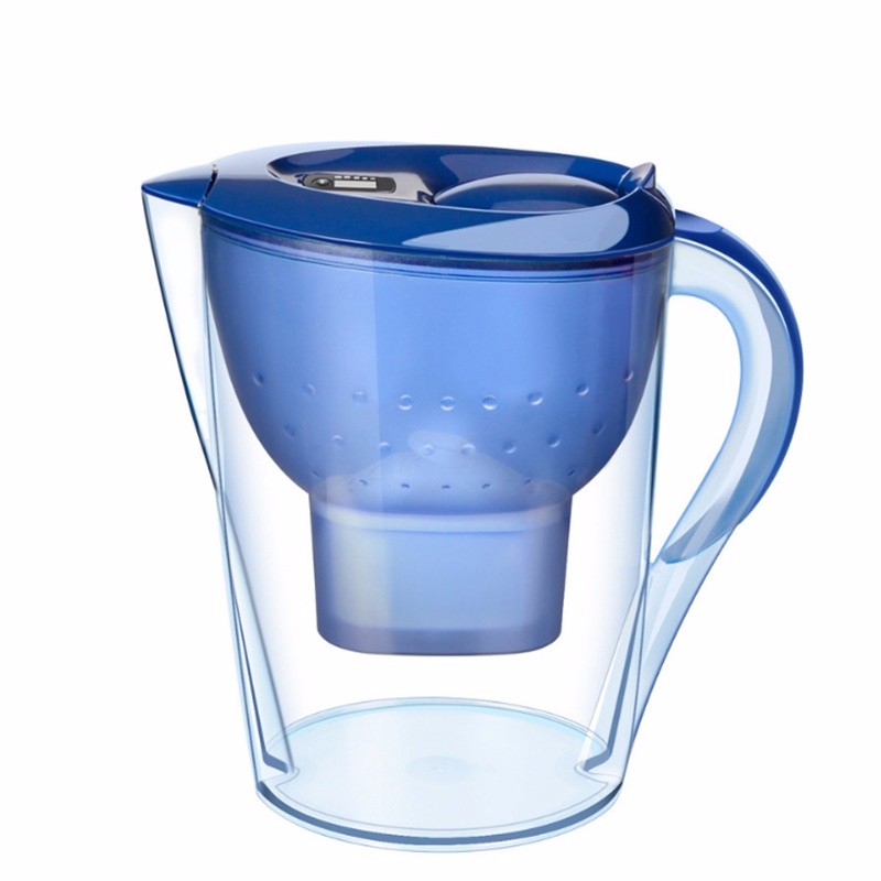 苏格伦净水壶家用净水器M3.5L净水杯自来水过滤器SH003 单蓝净水壶+滤芯一个