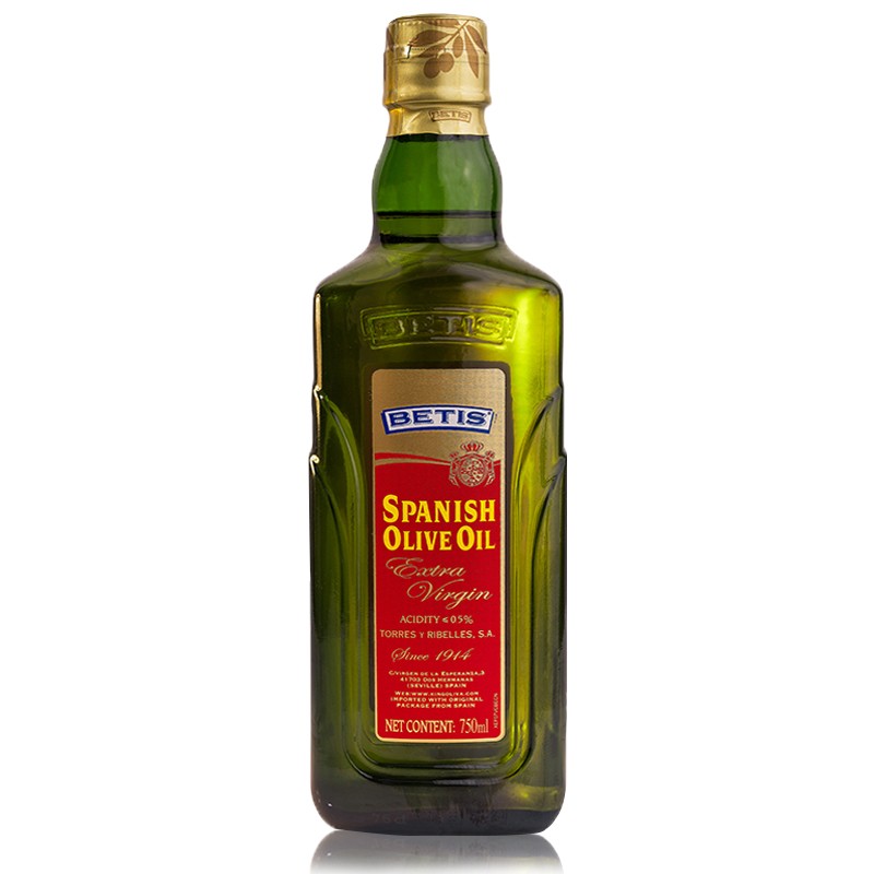 贝蒂斯（BETIS）特级初榨橄榄油 750ml/瓶 食用油 西班牙原装进口